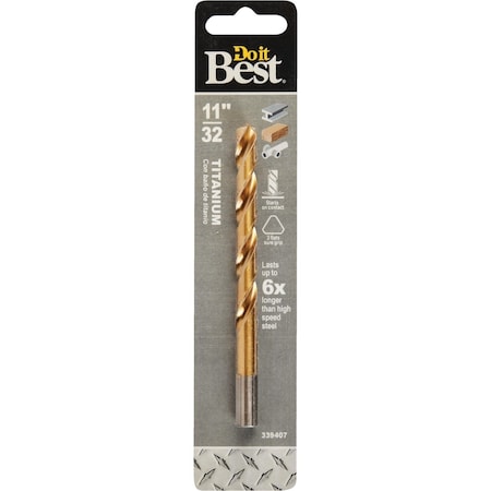All-Source 11/32 In. Titanium Drill Bit 220121DB